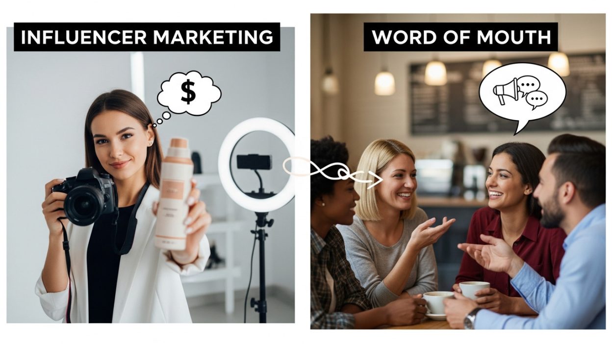 Influencer Marketing vs. Word of Mouth