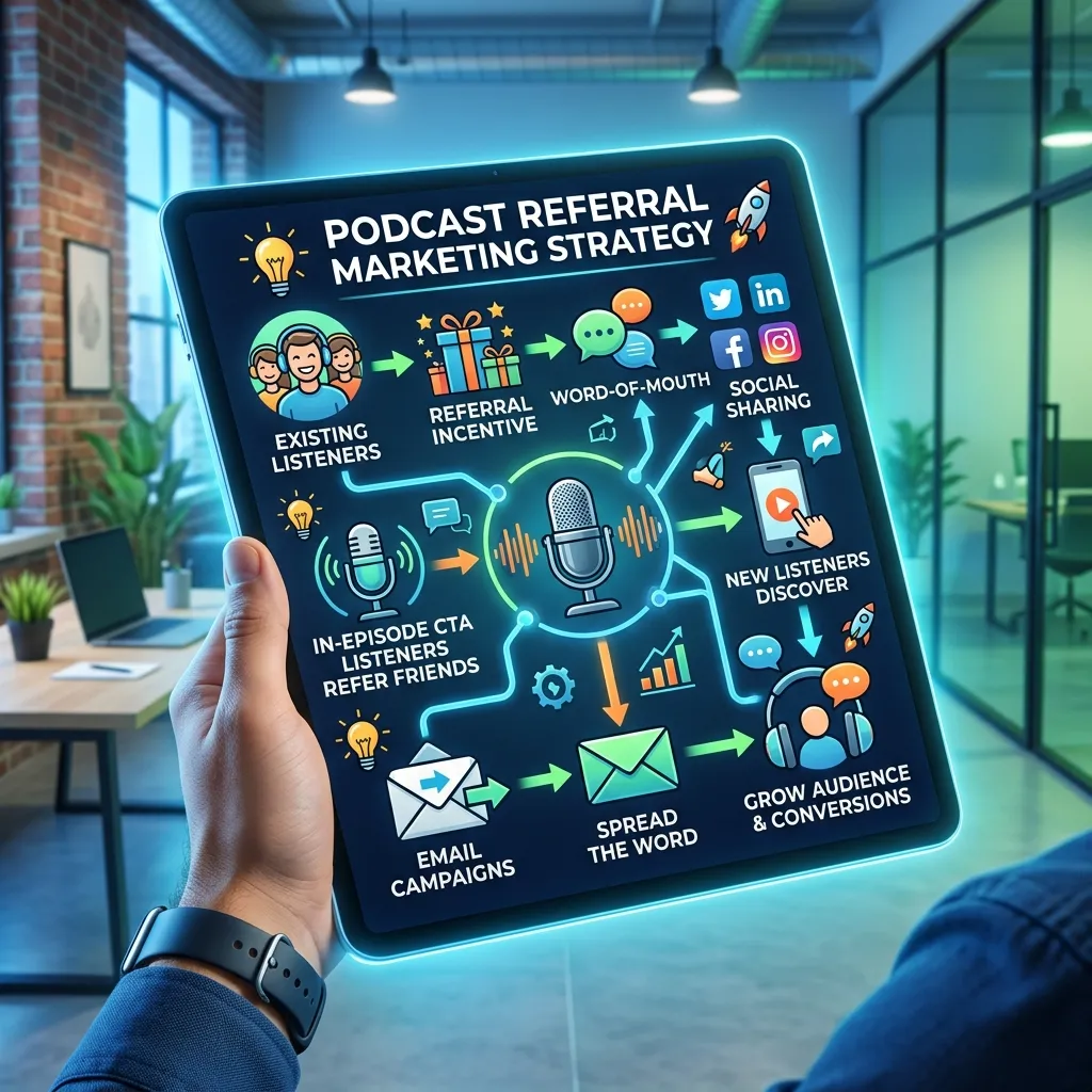 Building a podcast referral marketing strategy