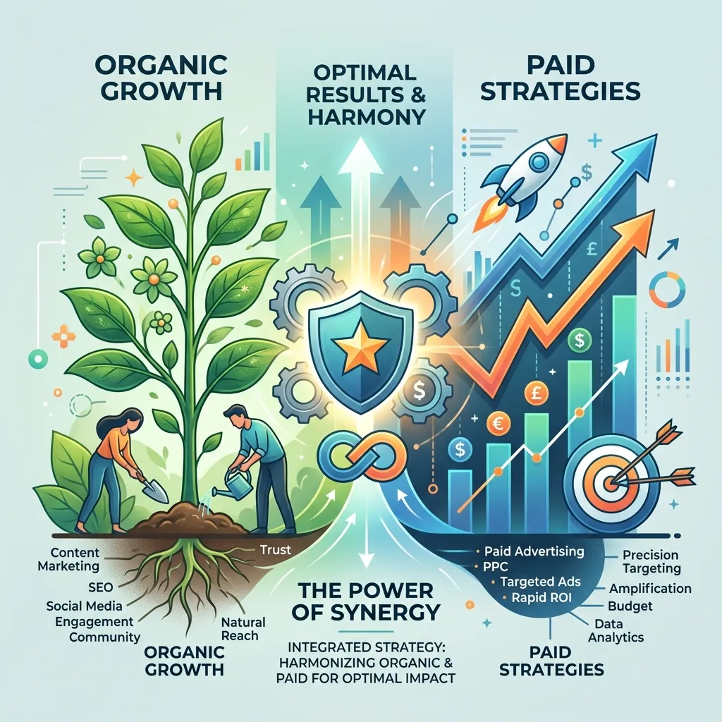 Combining organic and paid strategies for the best results