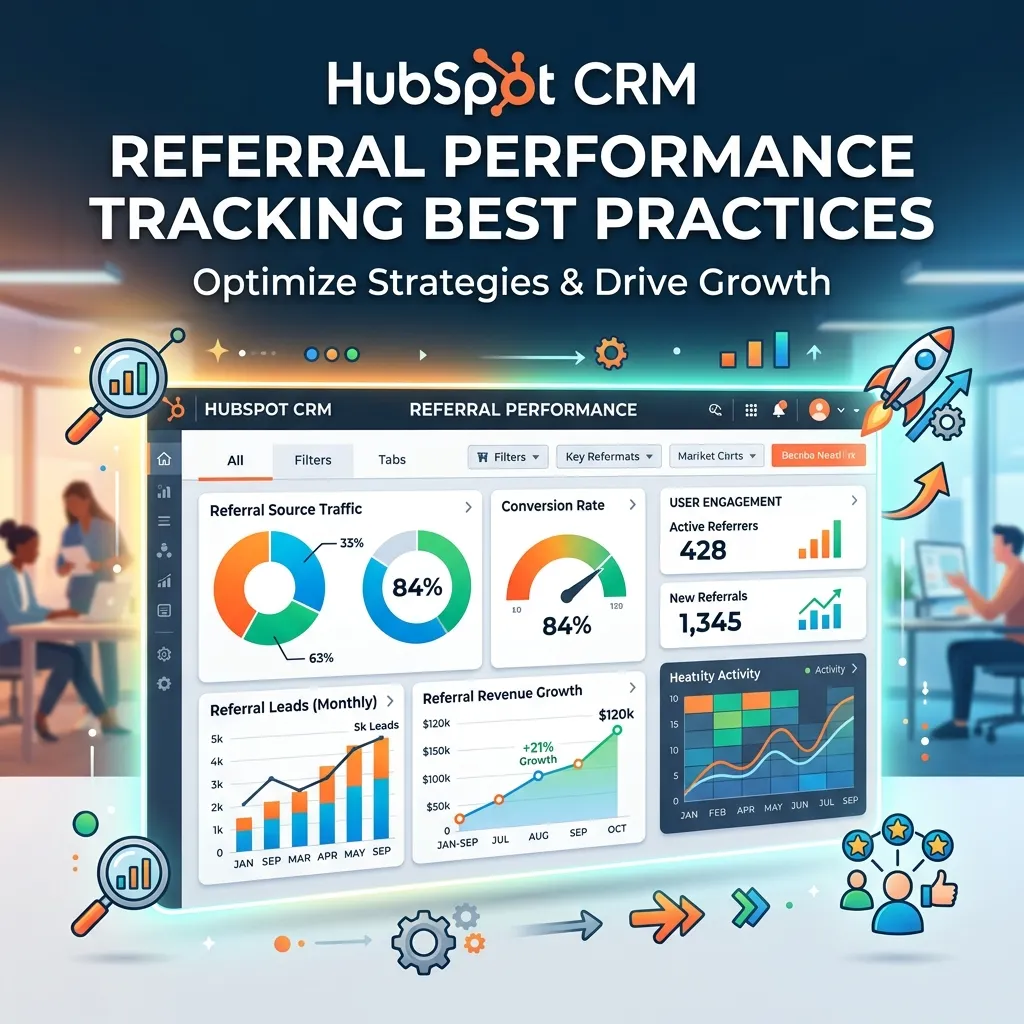 HubSpot CRM referral performance tracking best practices