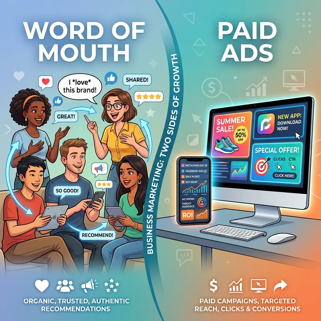 Word of mouth vs paid ads how do they compare