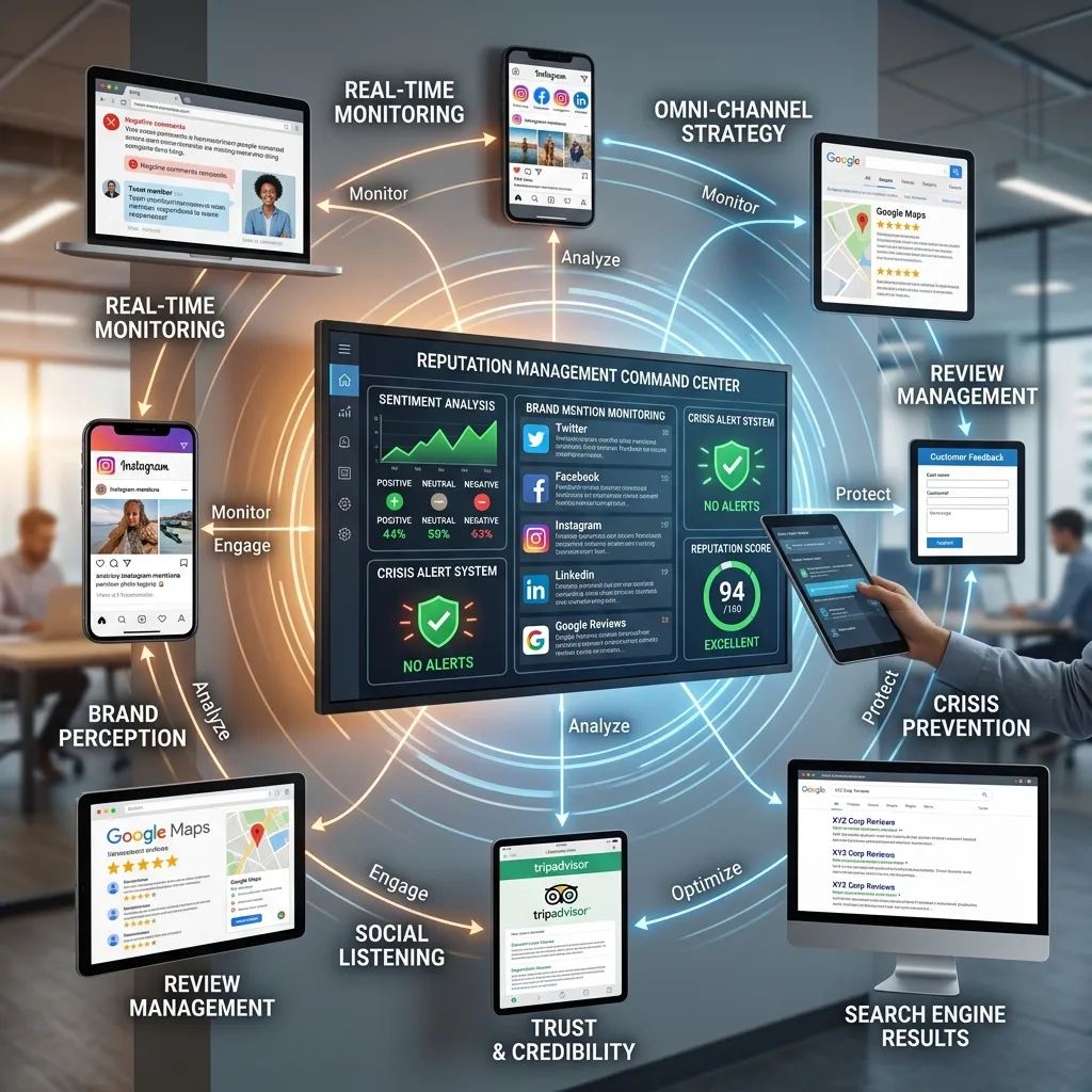 Digital Reputation Management Across Multiple Channels